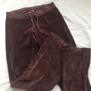 Juicy Couture purple velour pants